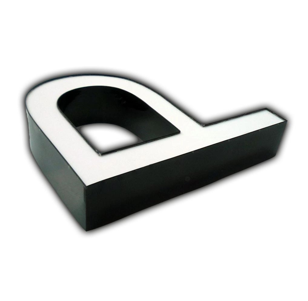 Leuchtbuchstaben LED front leuchtend