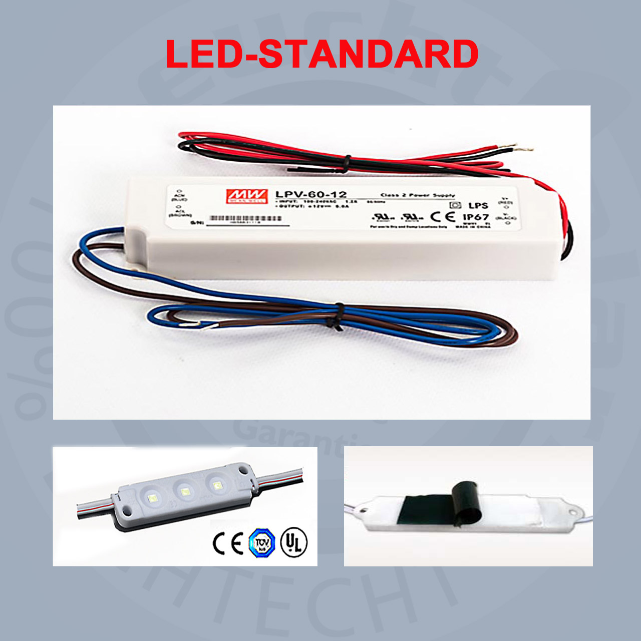 LED Würfel aus Acrylglas