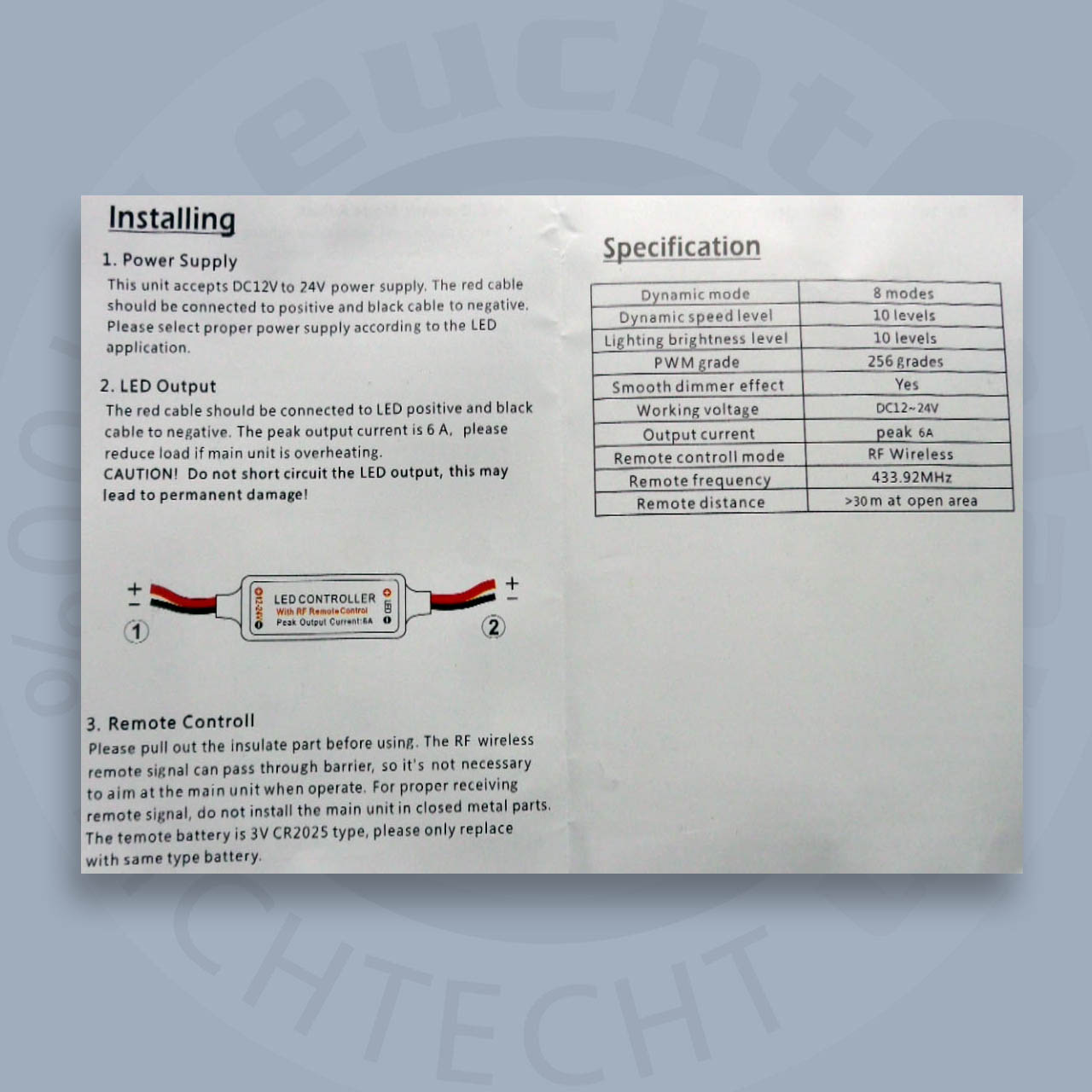 Klassik-LED-Dimmer 12 Volt