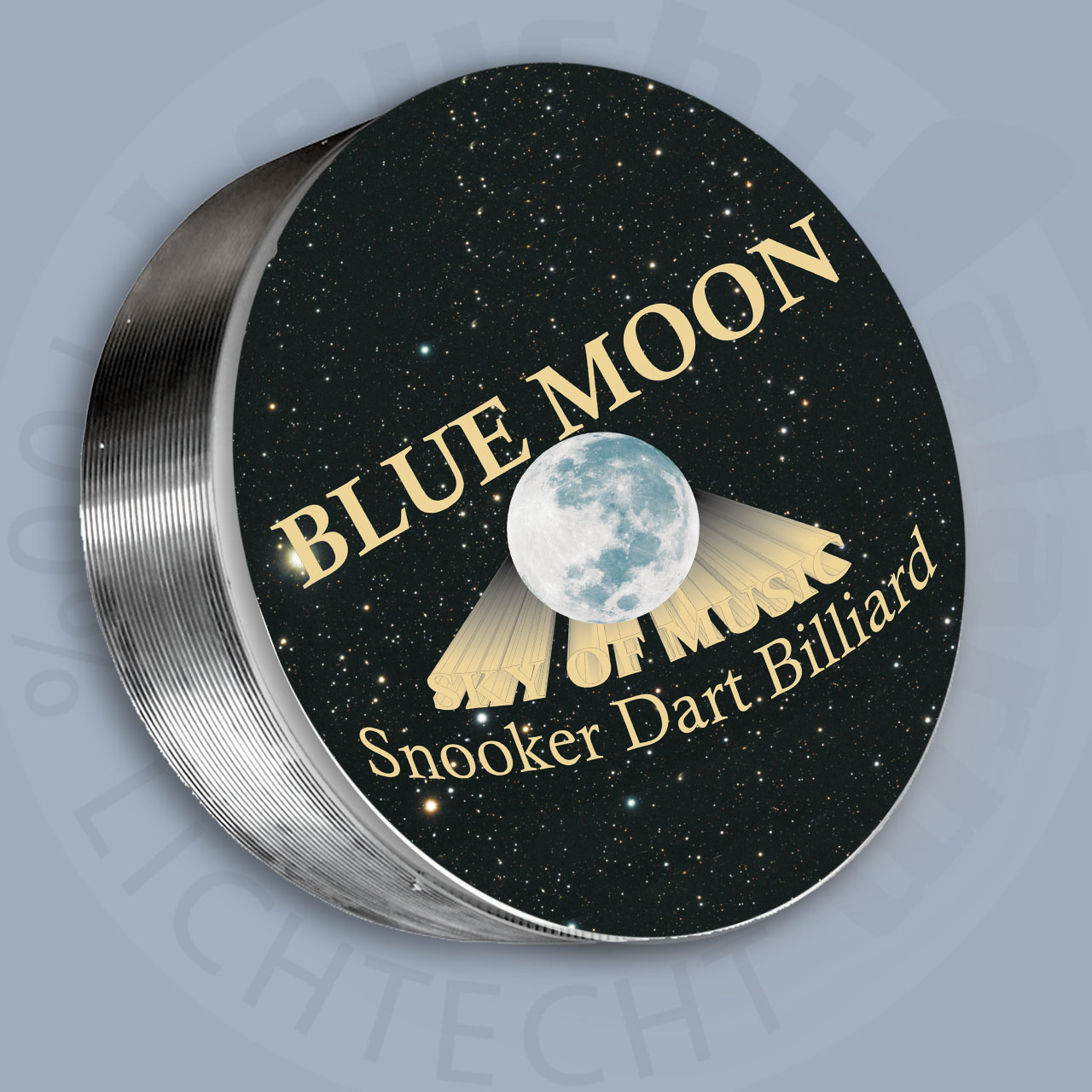 Digitaldruck für Leuchtkasten High End rund 1 seitig