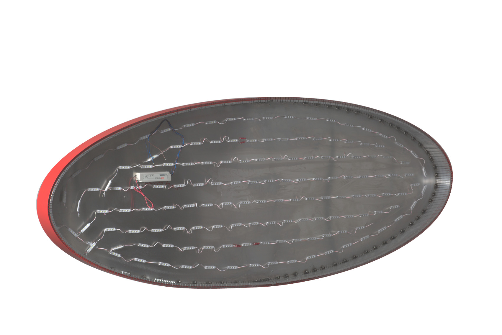 Leuchtkasten -High End-  oval 1-seitig