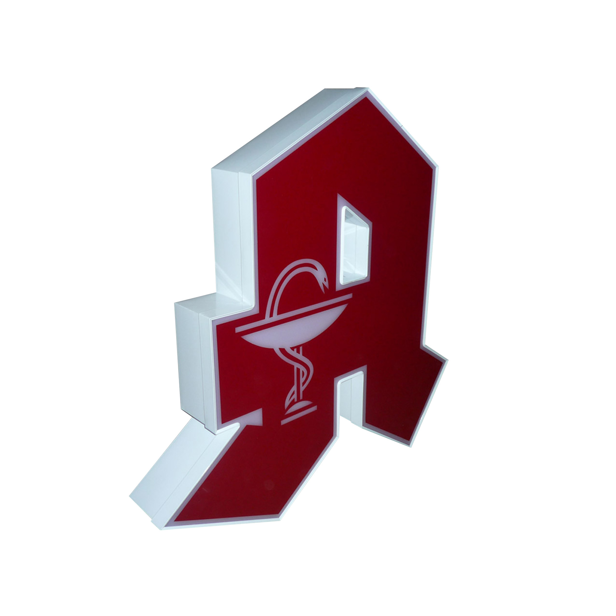 Leuchtbuchstaben Apotheke "A" 1-seitig
