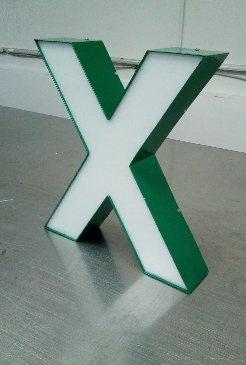 Frontleuchter Buchstaben LED (Alt)