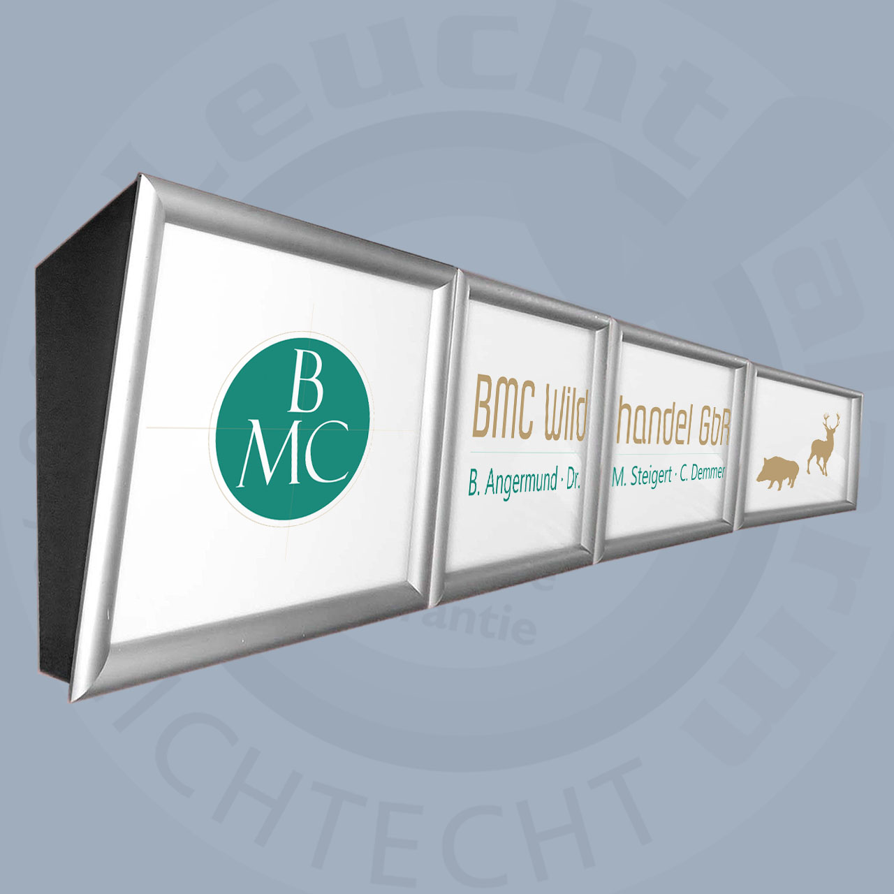 Digitaldruck für Menüboard Klapprahmen