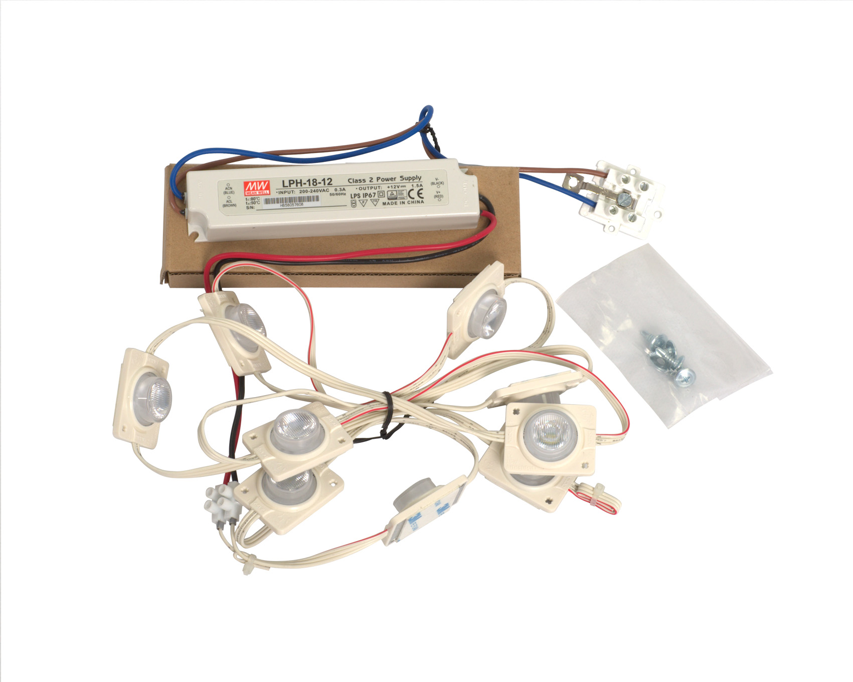 LPH-18-12 Meanwell Netzteil 230Volt  - 12V 1,5A 18Watt