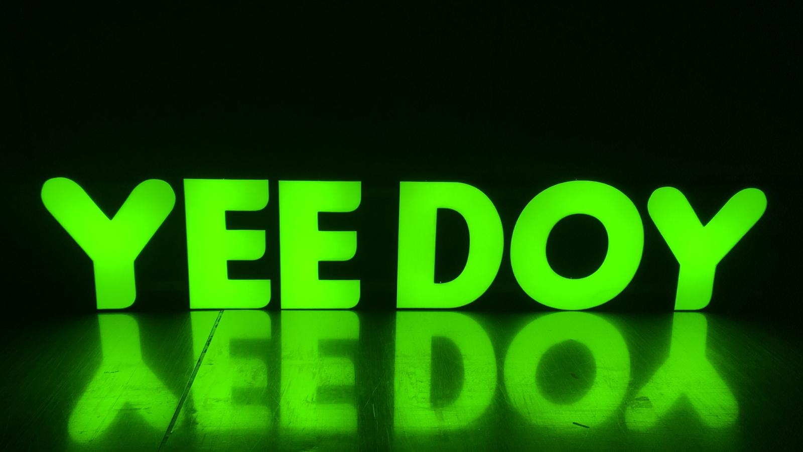 Frontleuchter Buchstaben LED (Alt)