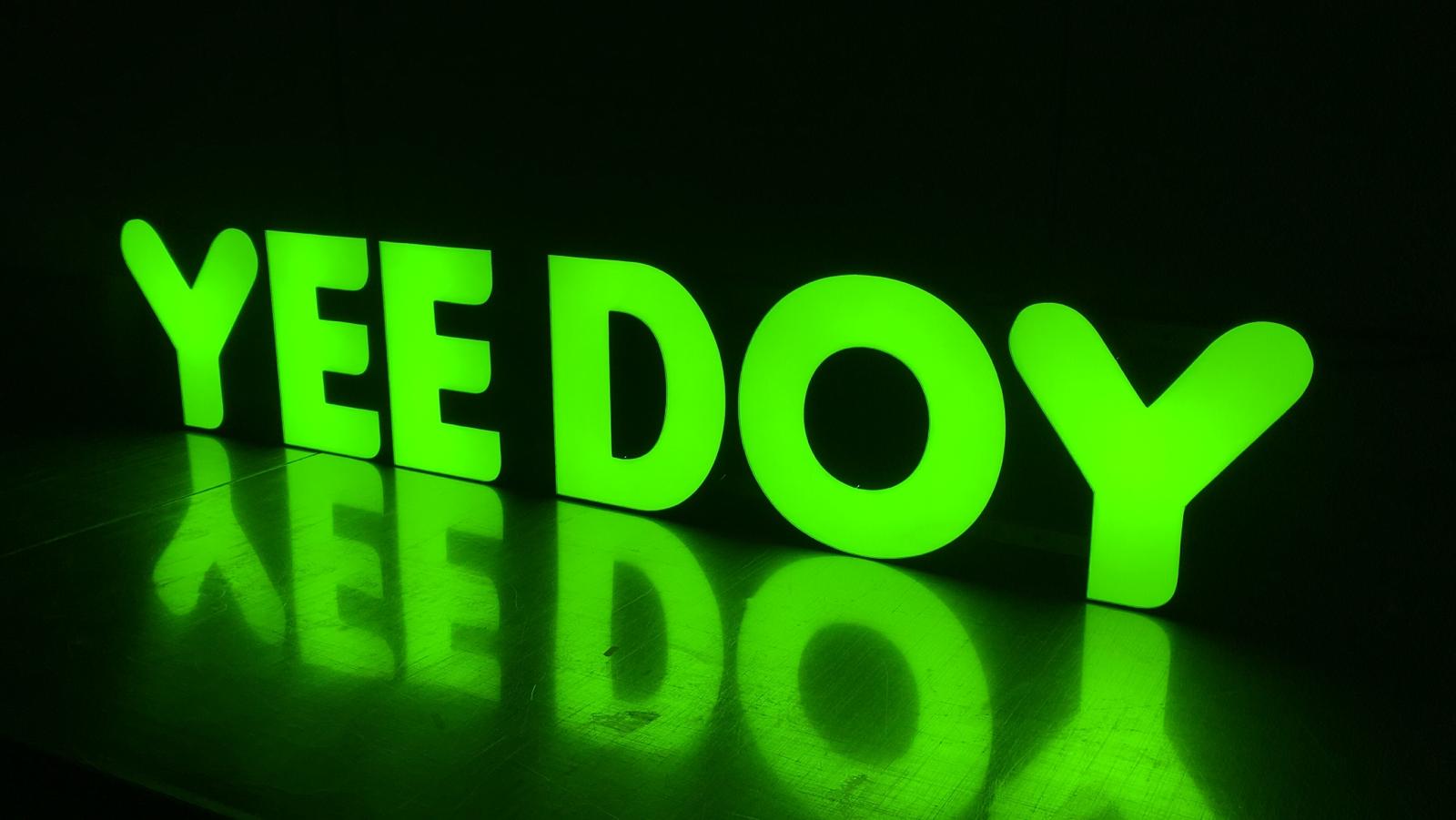 Frontleuchter Buchstaben LED (Alt)