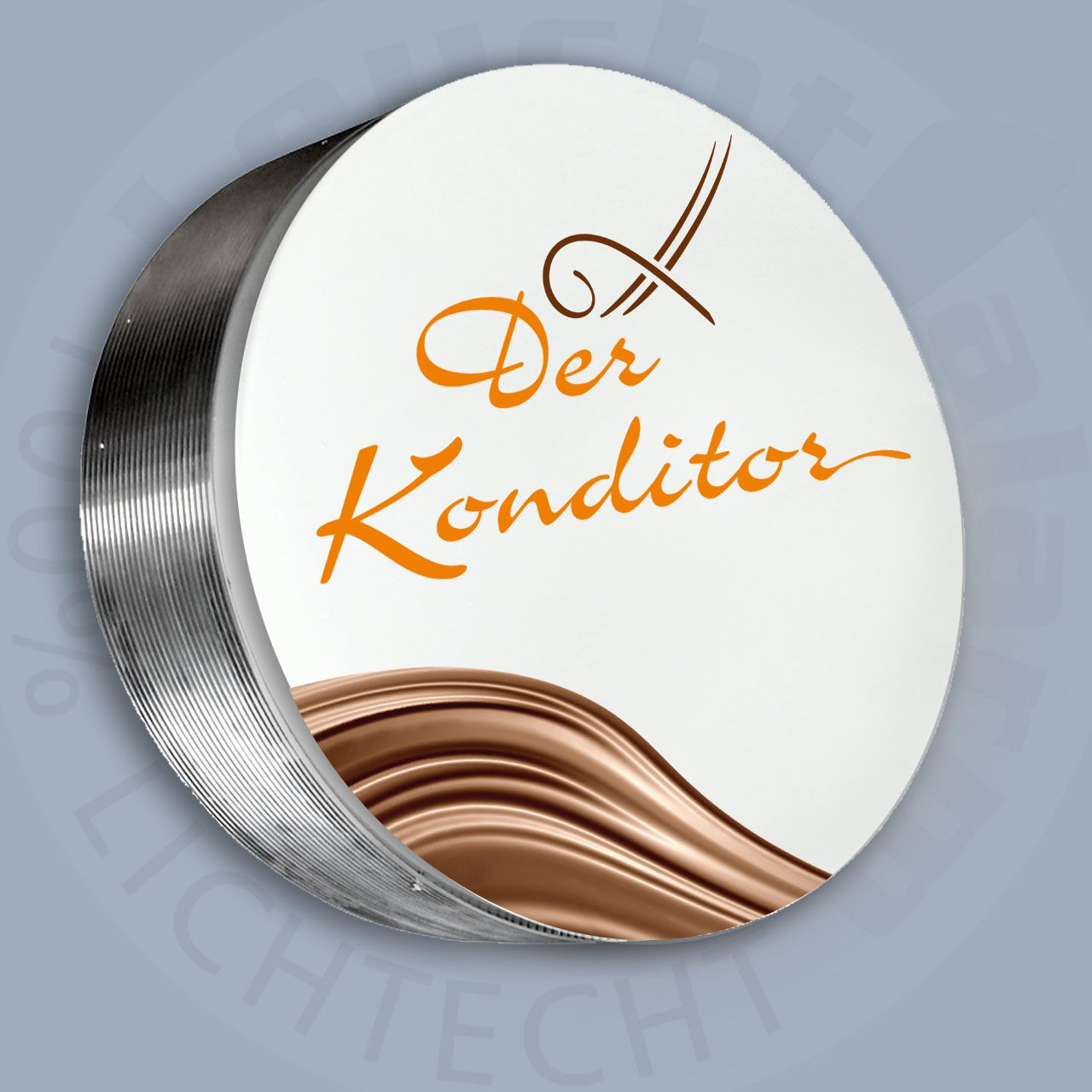 Digitaldruck für Leuchtkasten High End rund 1 seitig