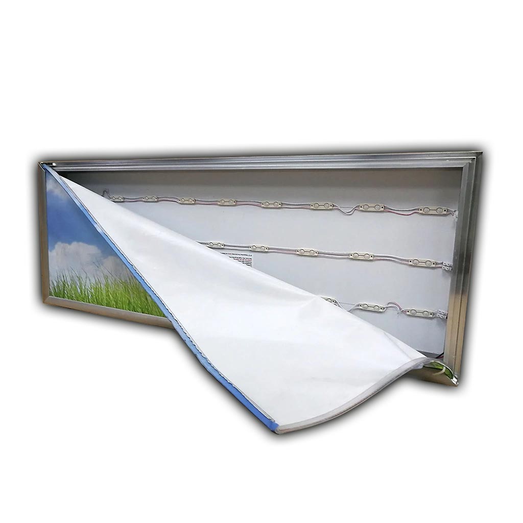 LED Leuchtkasten inkl. Digitaldruck auf Spanntuch,