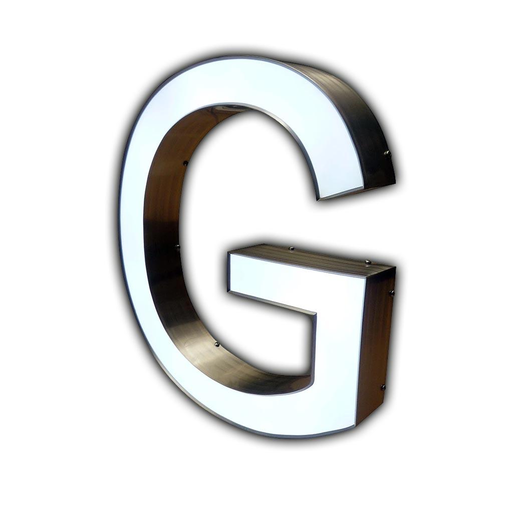 Leuchtbuchstaben LED front leuchtend