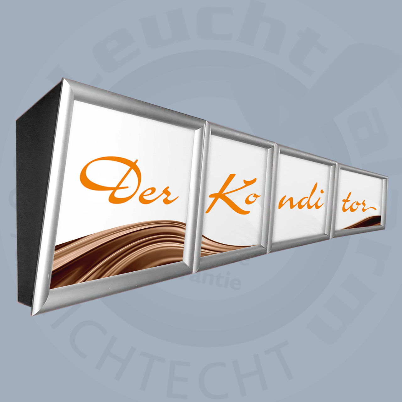 Digitaldruck für Menüboard Klapprahmen