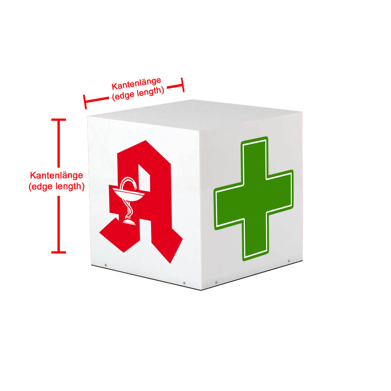 Leuchtwürfel LED Apotheke