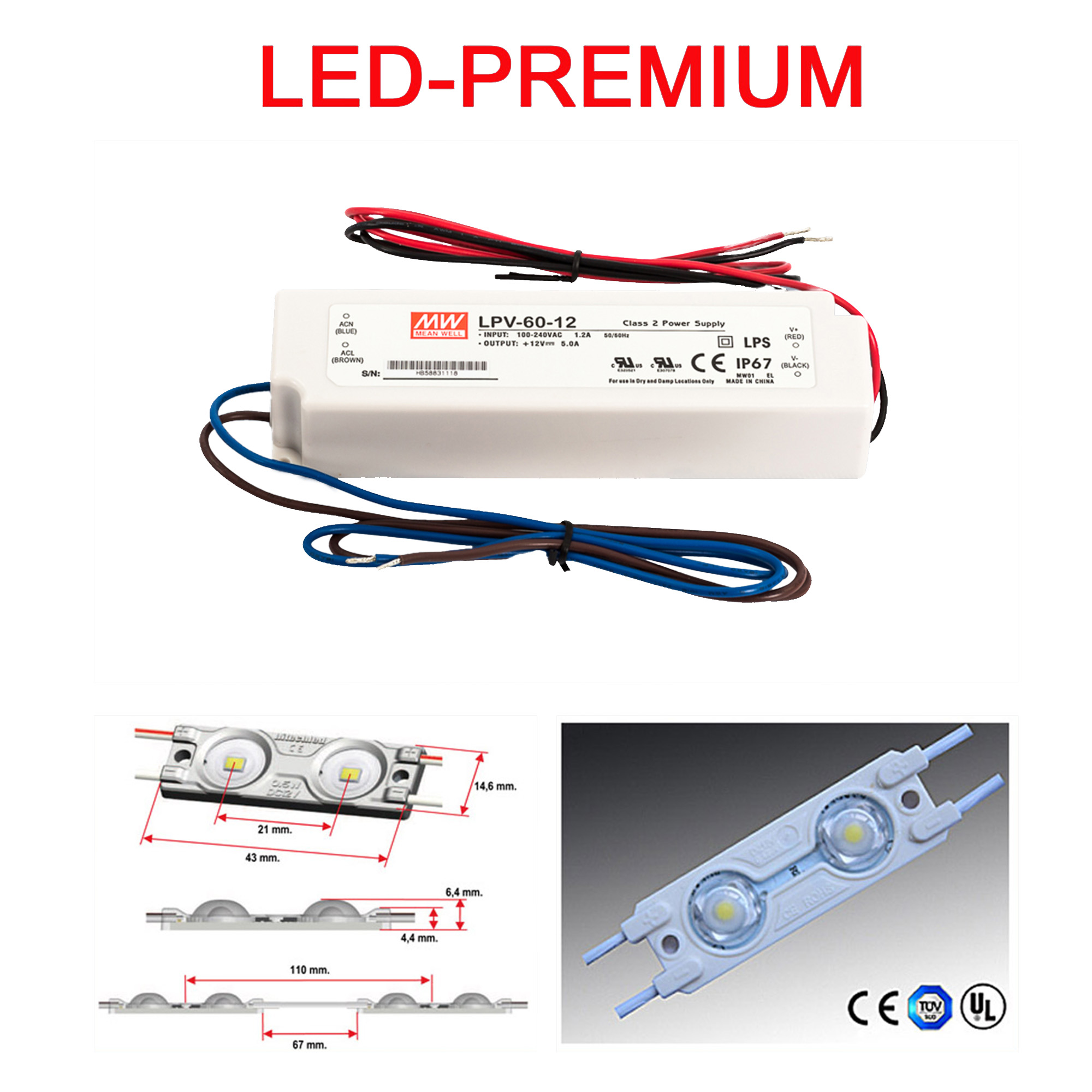 Apotheken "A" Ganzacryl 1-seitig