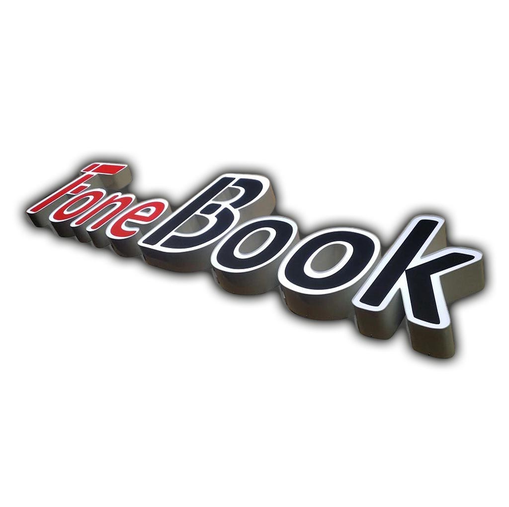 Leuchtbuchstaben LED front leuchtend