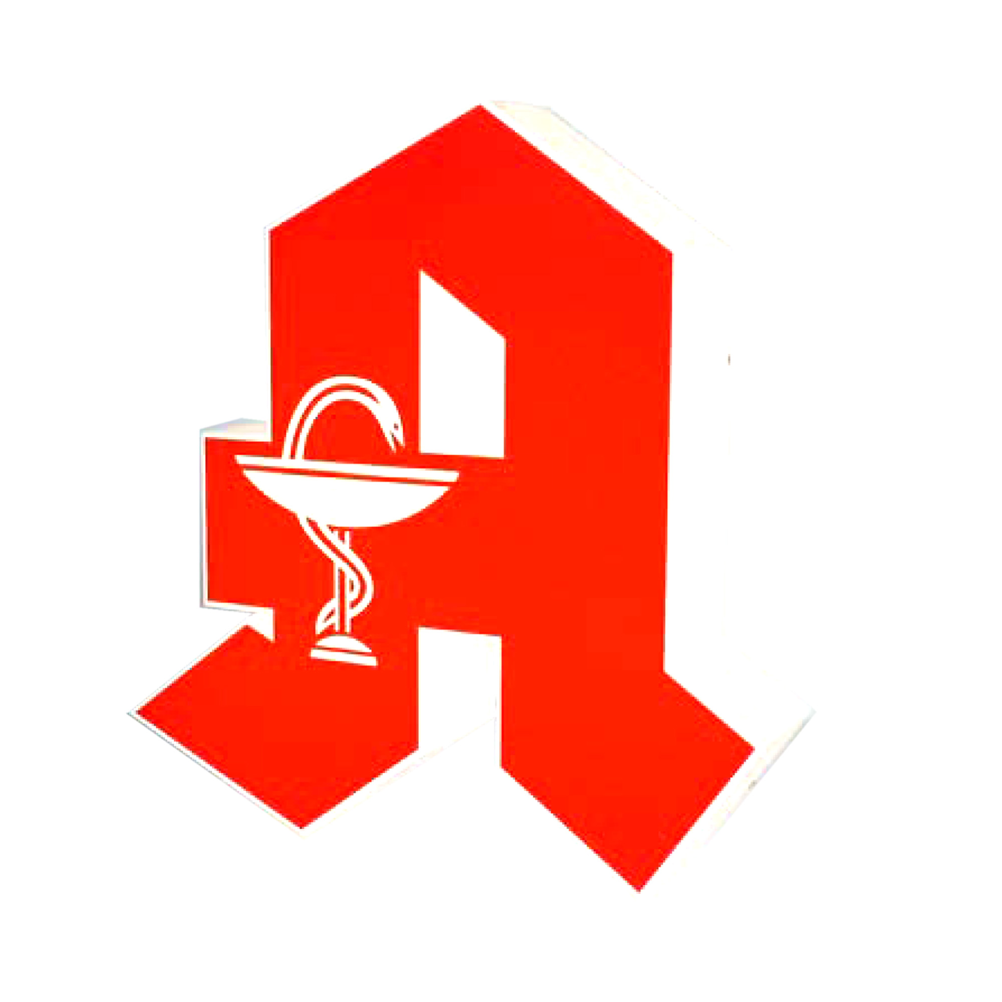 Apotheken "A" Ganzacryl 1-seitig