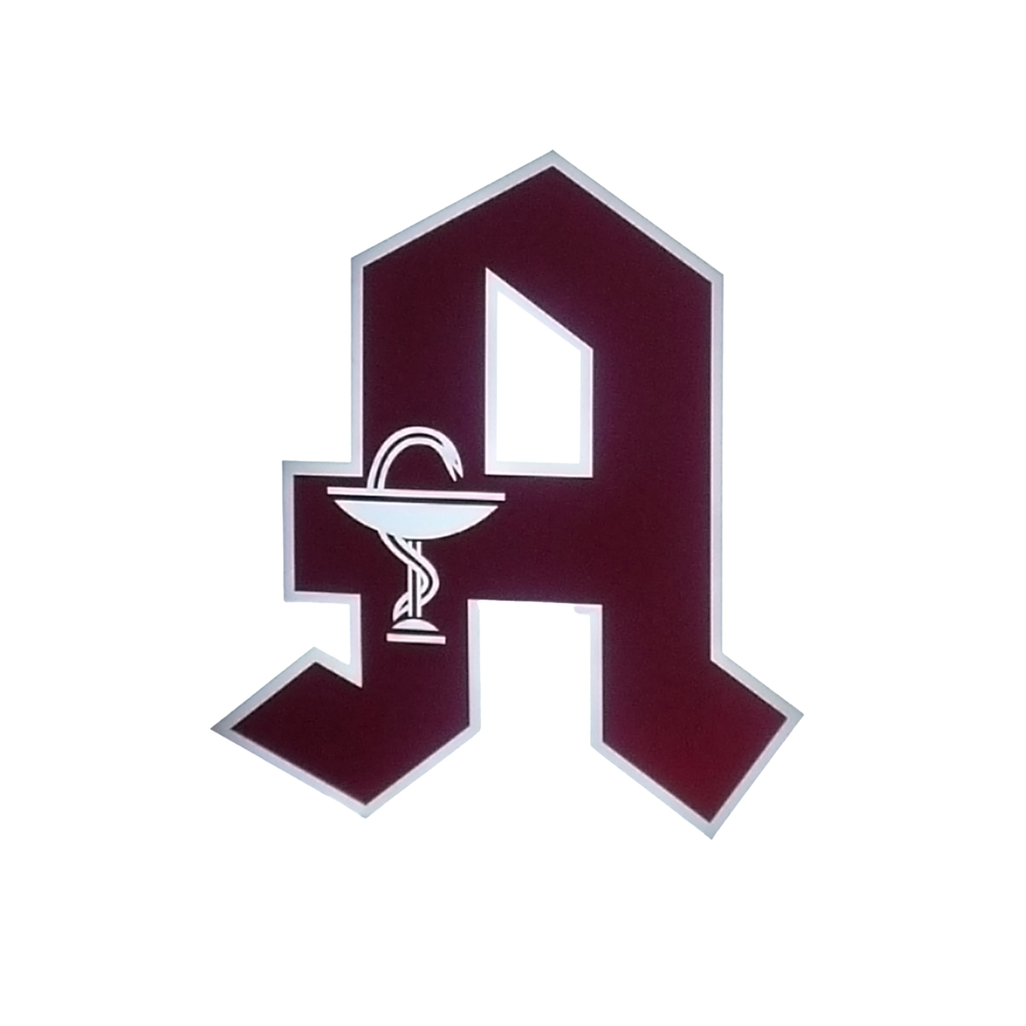 Apotheken "A" Rückleuchter 1-seitig