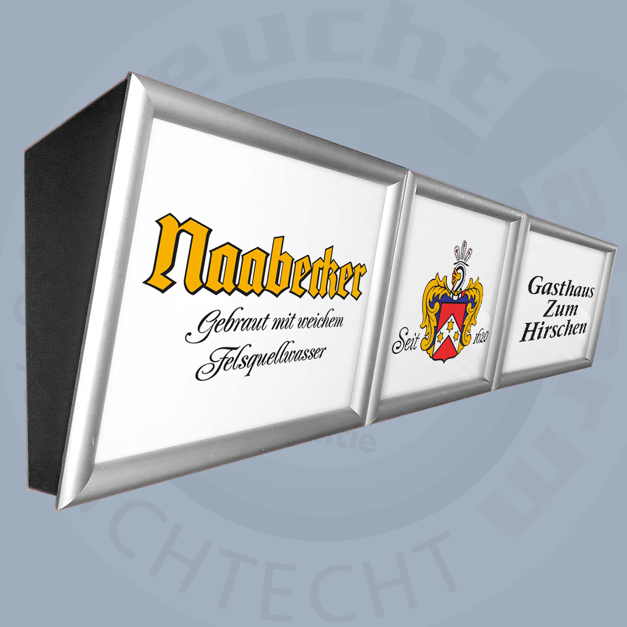 Digitaldruck für Menüboard Klapprahmen