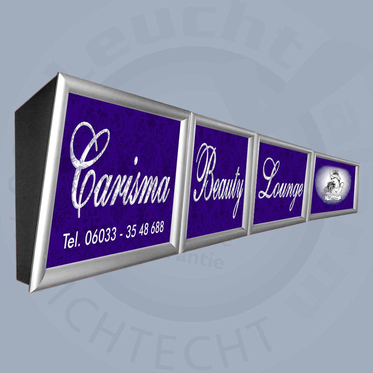 Digitaldruck für Menüboard Klapprahmen