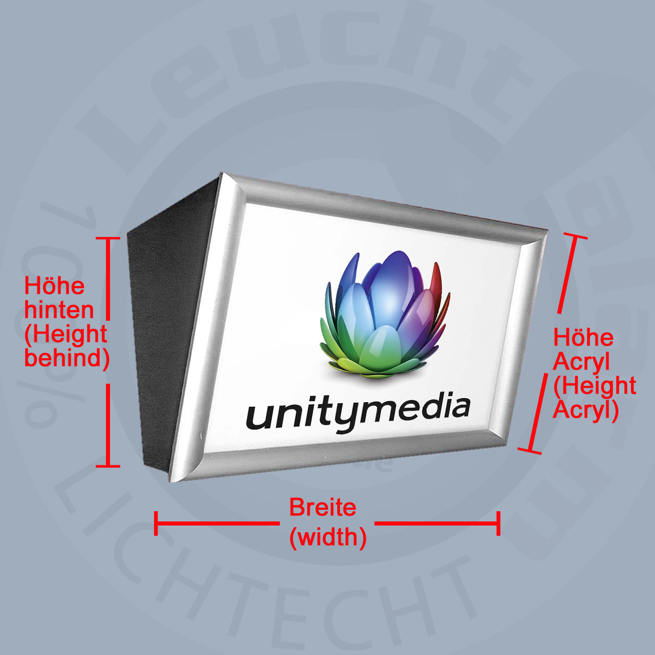 Digitaldruck für Menüboard Klapprahmen