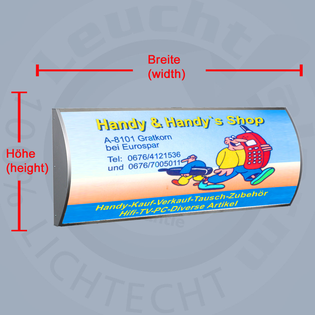 Beispiel für Foliendruck